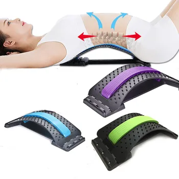 

Multi-level function back stretcher back massager waist support stretcher spine relief muscle acupuncture relief tool