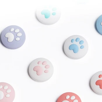 

Zonsk lovely analog thumb grips accessories for nintendo switch lite case cat paw joystick cap for nintendo switch skin cover
