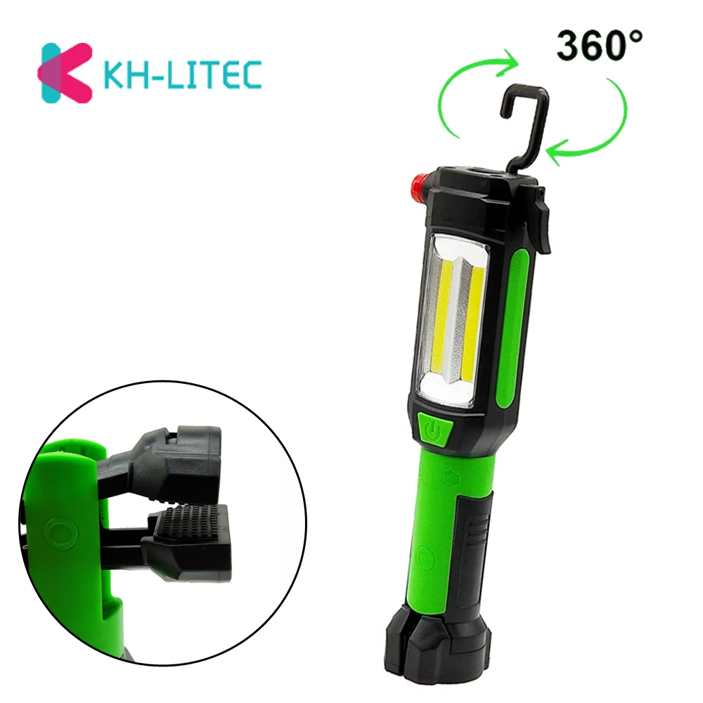 Najtaniej Magnetyczna naprawa samochodów lampa do pracy COB LED latarka usb ładowanie przenośna lampka do polowania na Camping wspinaczka