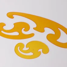 3 шт шаблон для вычерчивания кривых рисования черчения трафарета швейная линейка