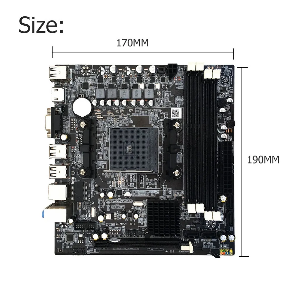 Материнская плата AMD FM2/FM2+ интерфейс процессора DDR3 A88M2 A10 игровая материнская плата высокоскоростная компьютерная настольная игровая материнская плата AMD