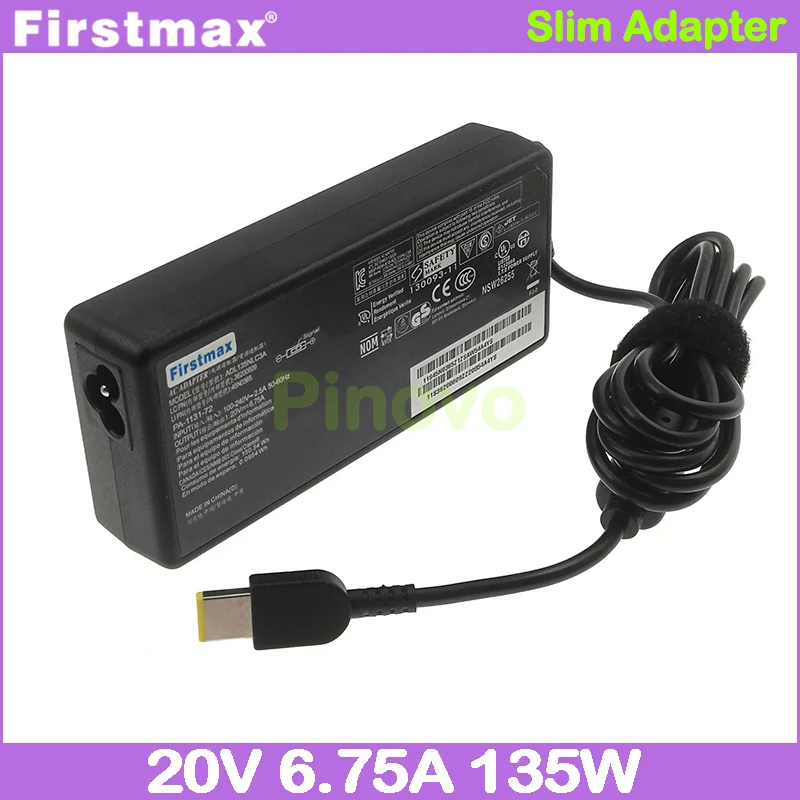 Firstmax 20V 6.75A 135W адаптер переменного тока питания для ноутбука Lenovo зарядное