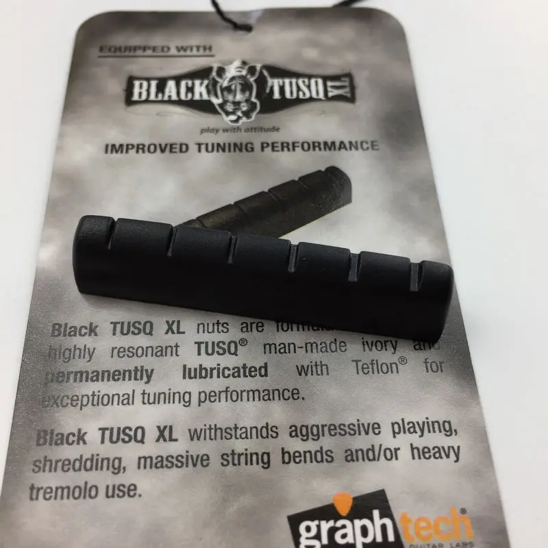 Черная гитарная гайка Graph tech TUSQ XL PT-6060 | Спорт и развлечения