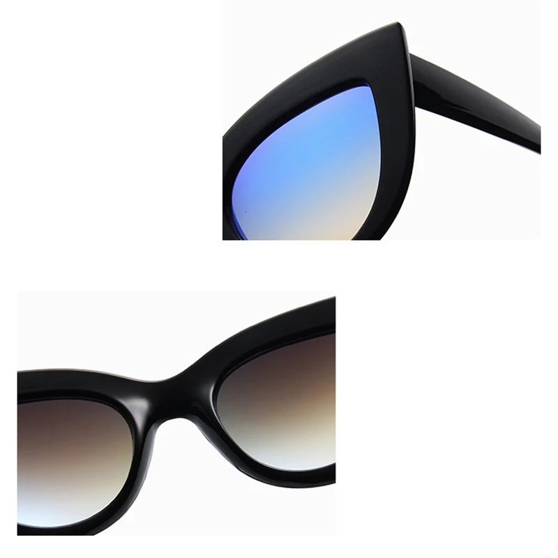JASPEER, Ретро стиль, кошачий глаз, солнцезащитные очки для женщин, трендовые, тонированные, цветные линзы, мужские, в форме, синие, солнцезащитные очки, женские очки, фирменный дизайн