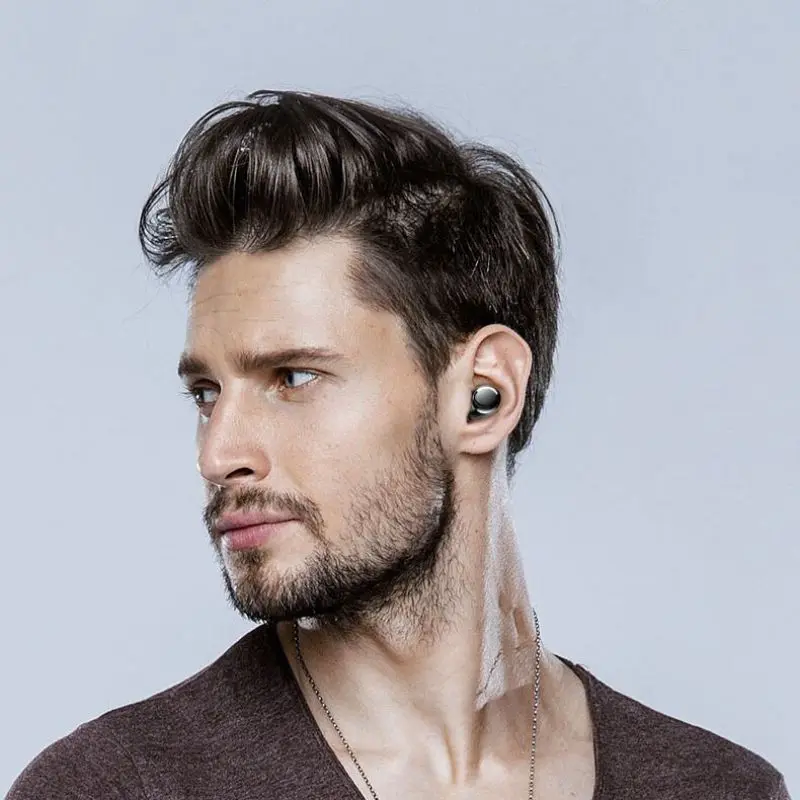 Наушники V12 для Bluetooth 5,0 с сенсорным управлением, дисплей емкости батареи, портативная беспроводная стерео спортивная Гарнитура, аксессуары