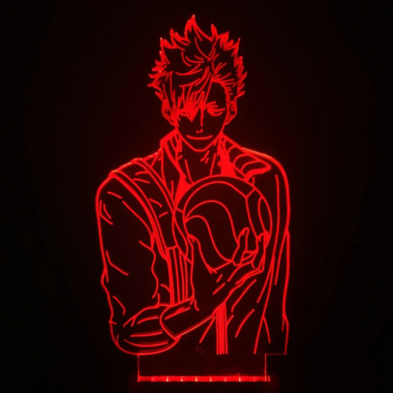 Аниме Haikyuu Hinata Shoyo Kageyama Tobio Sugawara Koushi Tanaka фигурные светодиодные аниме лампы для