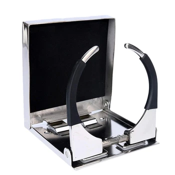 

Stainless Steel Adjustable Drink Folding Cup Holder Bottle Coffee Stand Mount for Car Boat Rv Marine Caravan