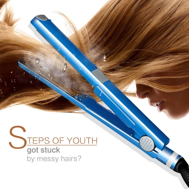 

Professional 2019 Hair Straightener Straightening Iron Flat Irons Tongs For Hair Iron Curling Corrugation Styling Tools Styler