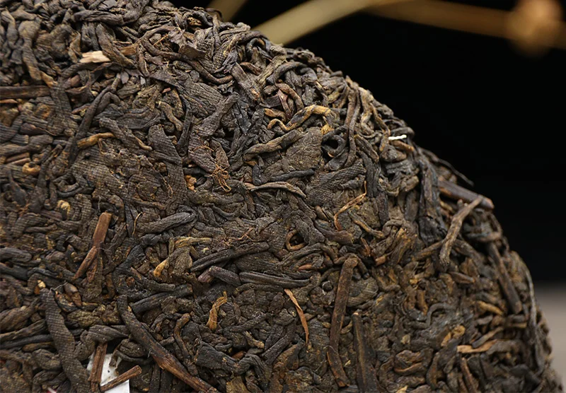 Puwen спелый чай пуэр "Yunya" Qi Zi Bing Cha Shu Pu-erh торт 400 г
