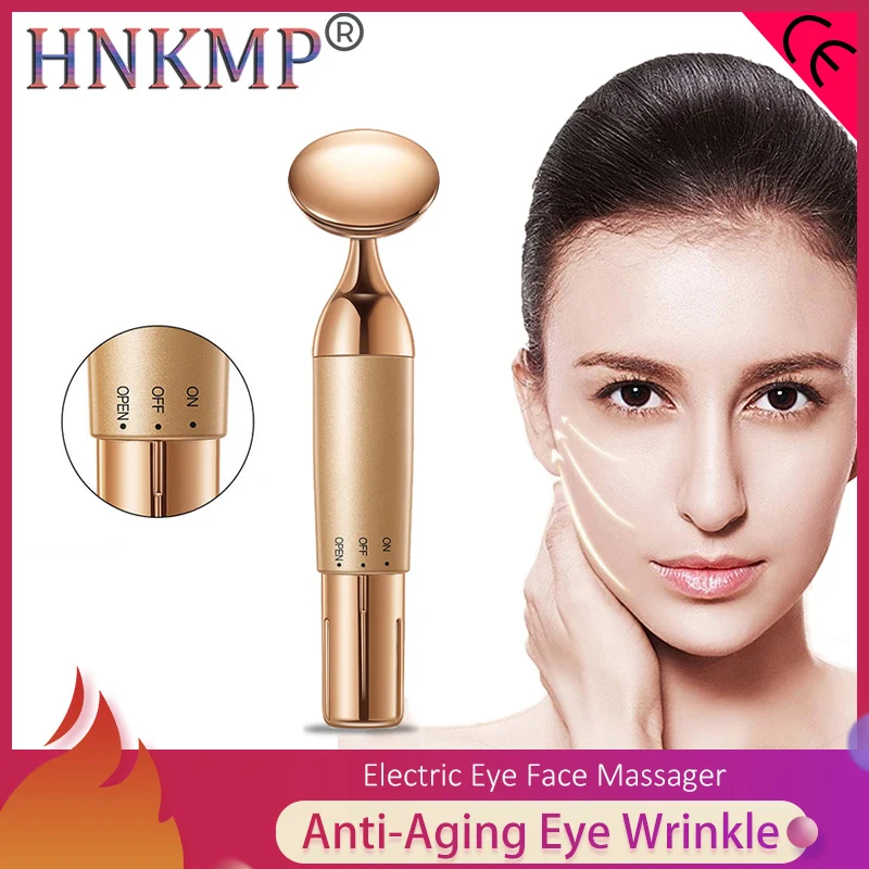 Puffiness-Removal Vibration Eye-Face-Massager Anti-Aging HNKMP Electric for Promote