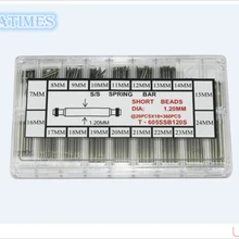 Ассортимент 300/360 шт контактный штырь 1,20 мм/1,50 мм короткий конец пружины из нержавеющей стали