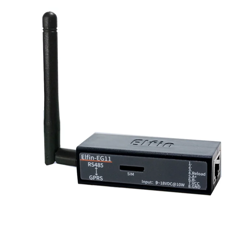 GSM последовательный порт RS485 к GPRS Серверный модуль преобразователя устройств Elfin-EG11 поддержка Modbus TCP протокол