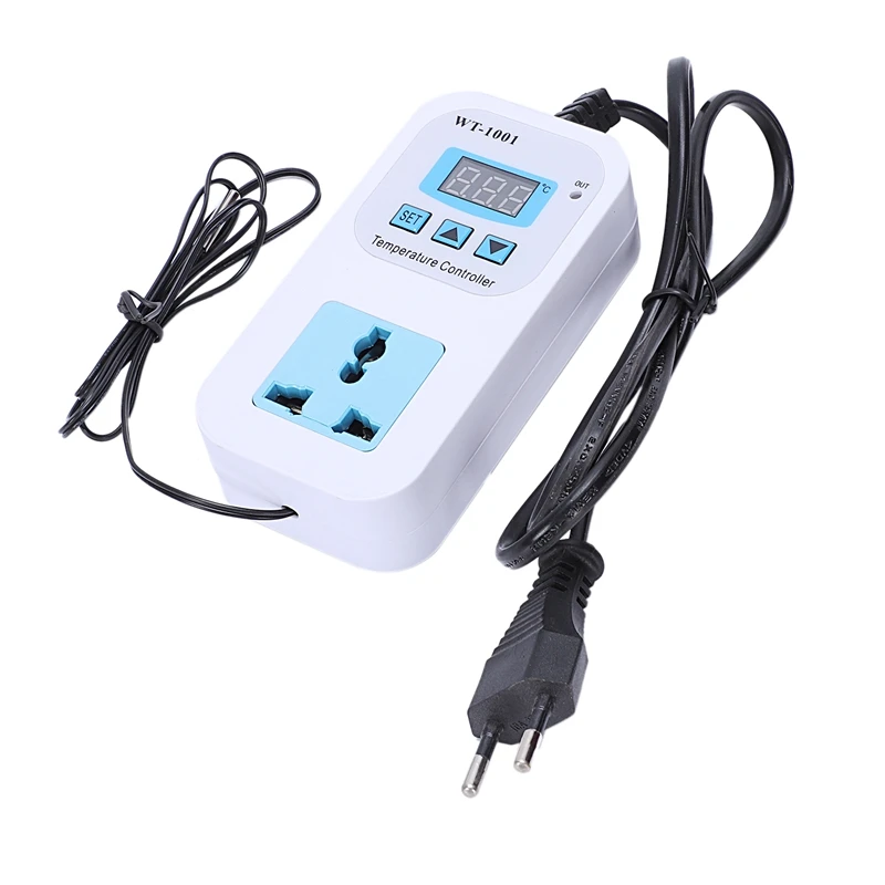 Wt-1001 Intelligent Digital Display Temperature Control Electronic Temperature Controller Control Instrument Switch Adjustable T