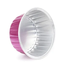 3 шт., круглая форма, алюминиевая фольга, чаша для плавления воска, емкость 80 г, голубой зоопарк, твердая чаша для восковых бобов, милая роза, красный цвет