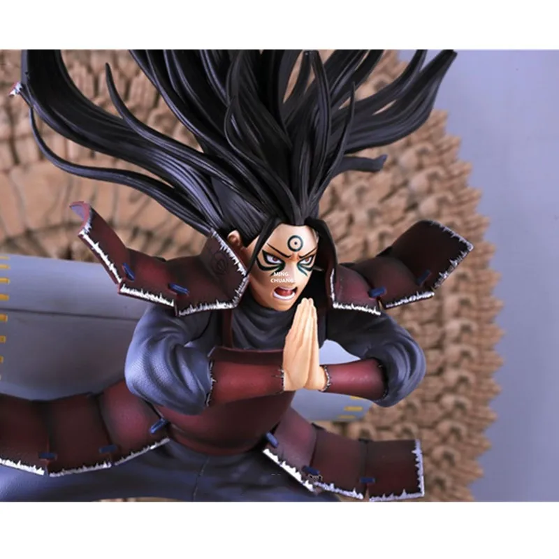 3" Статуя Наруто Senju Hashirama бюст Shodai Hokage полная длина портрет верхней части Будды GK фигурка игрушка коробка 75 см V987