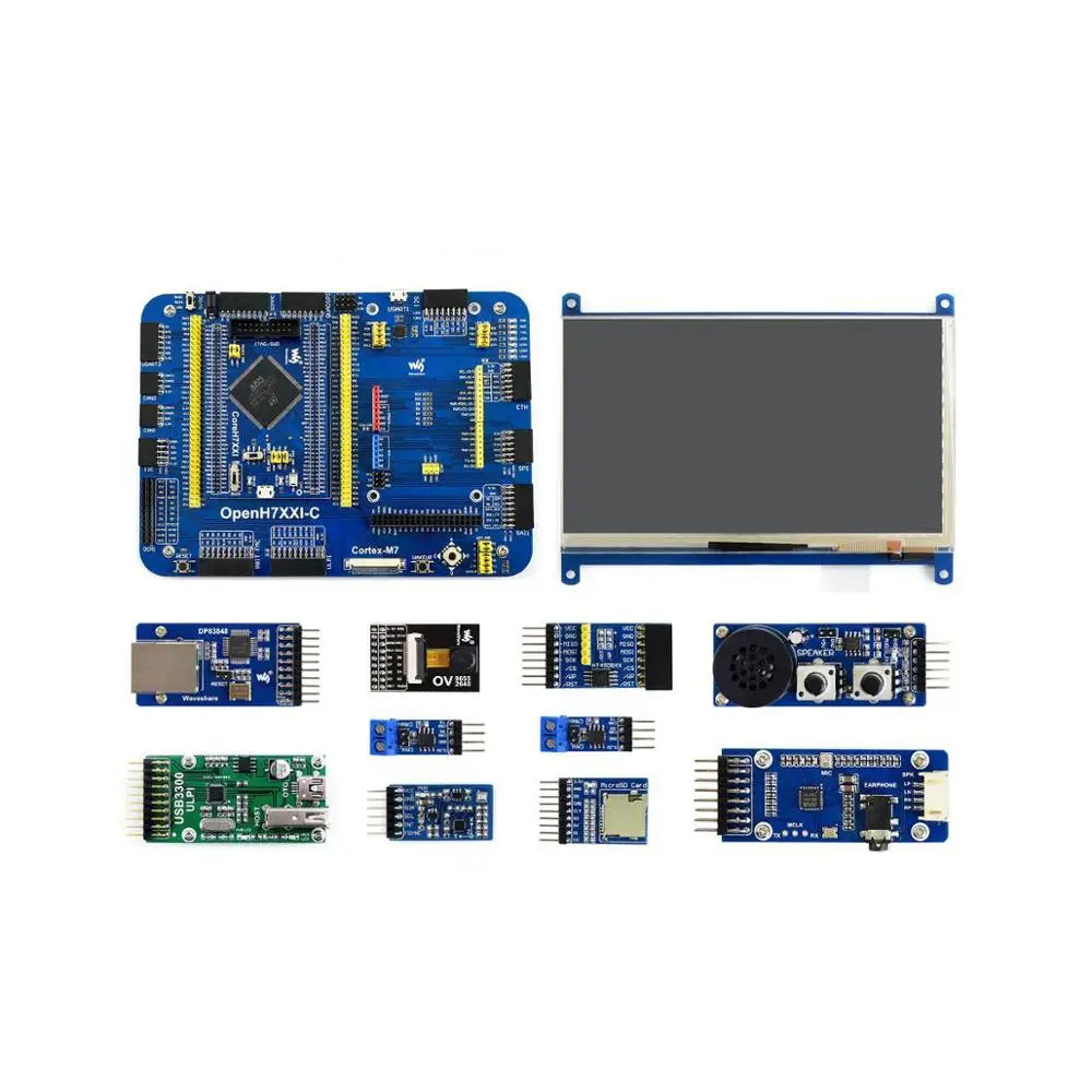 ShenzhenMaker Waveshare OpenH743I-C посылка B STM32H7 макетная плата | Компьютеры и офис