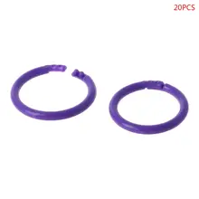 20x креативный пластиковый круг, многофункциональное кольцо-скоросшиватель для рукоделия, скрапбукинга, альбома, книги, офиса