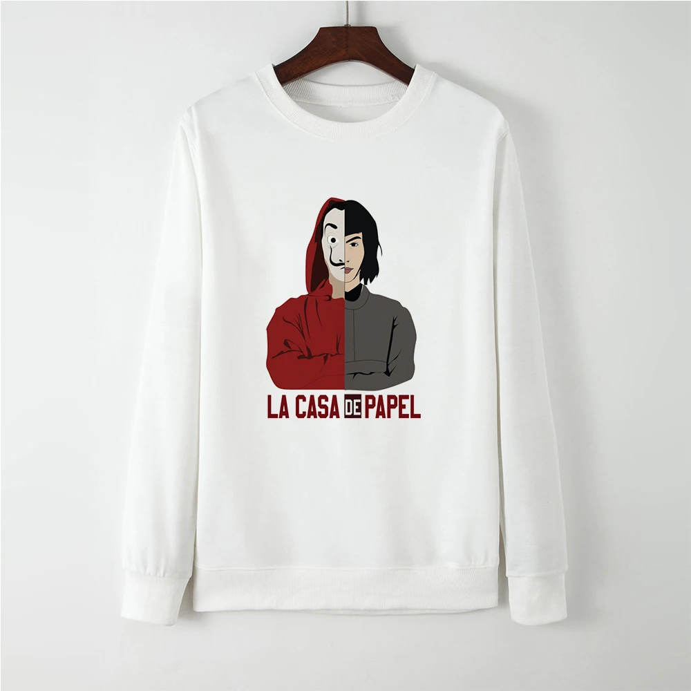 La Casa De Papel Money Heist sudadera mujer толстовки с длинным рукавом больше размера d Женский