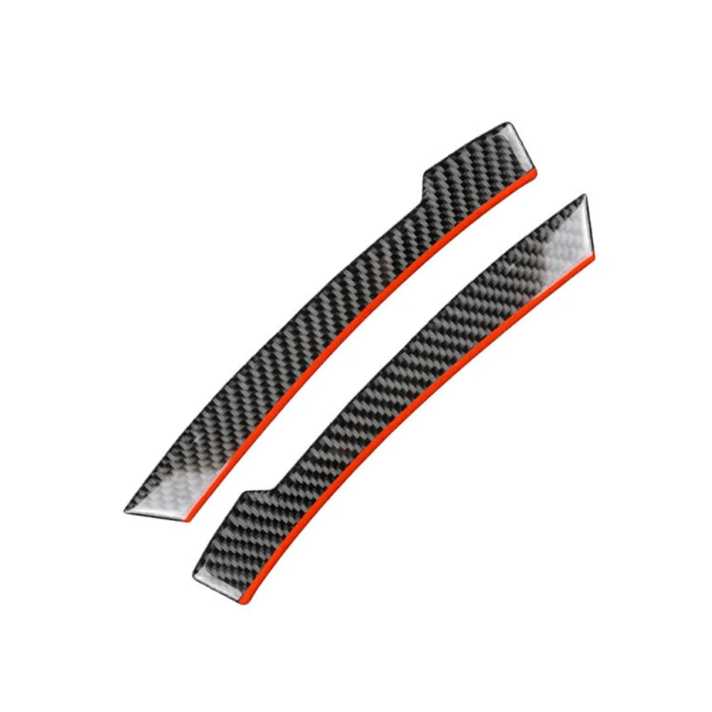 2 шт. накладки на боковые зеркала автомобиля из углеродного волокна для Benz A B C E CLA