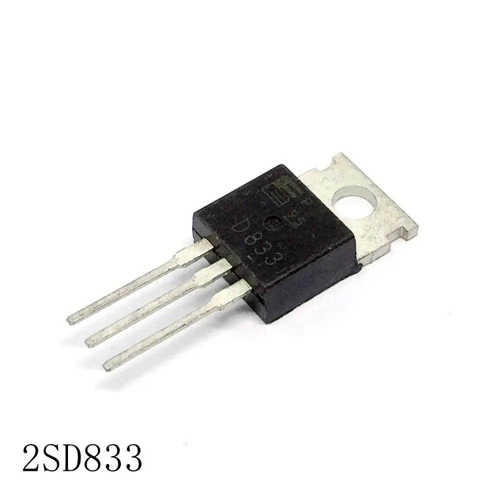 Транзистор Дарлингтона 2SD833 TO-220 7A/60V 10 шт./лот в