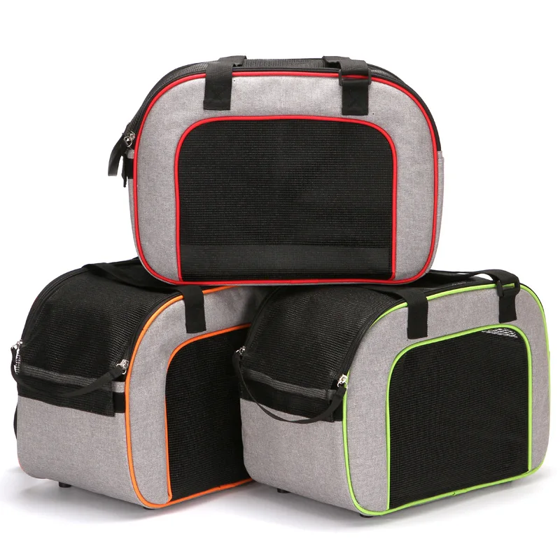Carrier For Cats Outgoing Cat Bag Portable Backpack Small Dog Breathable Pet Handbag | Дом и сад