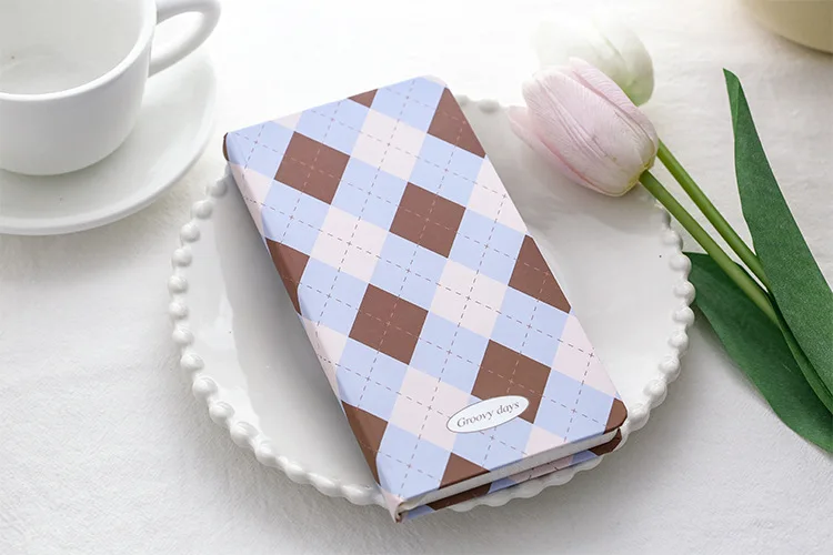 Feuillet mobile,Bloc-Notes à grille Simple et rigide,1 pièce-80 ...