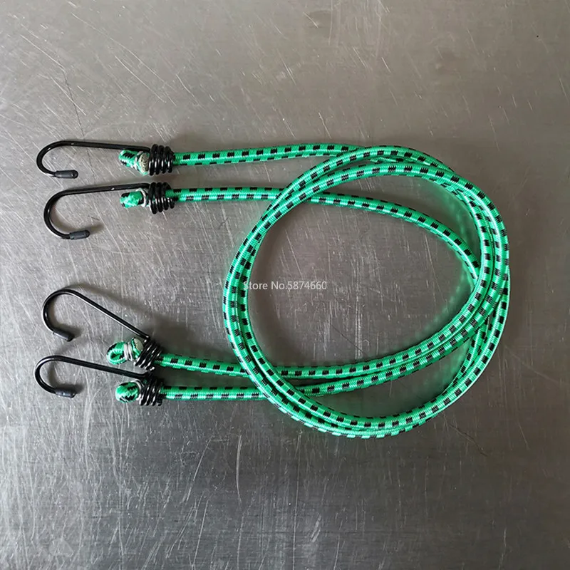 1PCS Elastics Rubber Luggage Rope Cord Hooks Bikes Rope Tie Bicycle Luggage Roof Rack Strap Fixed Band Hook Bicycle Accessories cargo straps cargo tie down strap tie down straps lashing strap
