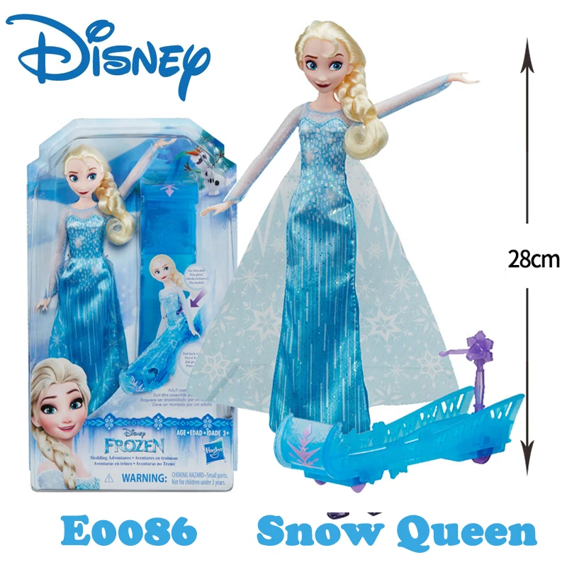 Подлинная кукла Дисней «Холодное сердце», 2 куклы, модная принцесса, Снежная королева, Эльза, модель, игрушки для девочек, подарок на год, E6907