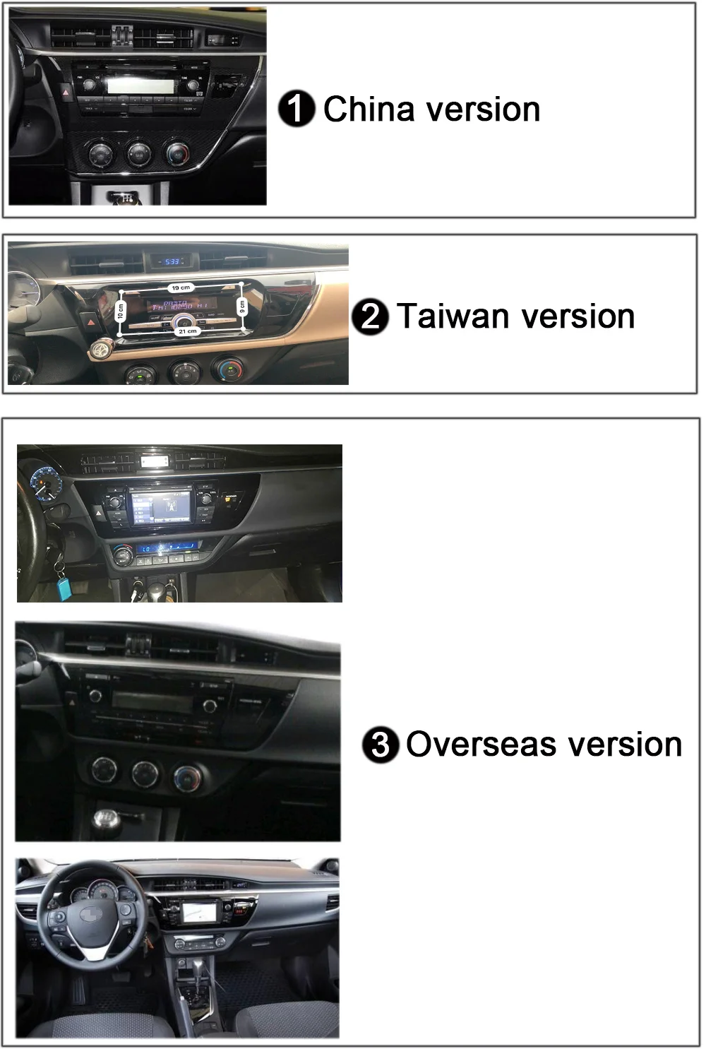 Clearance FUNROVER Android 9.0 2.5D+IPS Car DVD multimedia player For Toyota Corolla E180 2013-2016 car radio navigation video player car 0