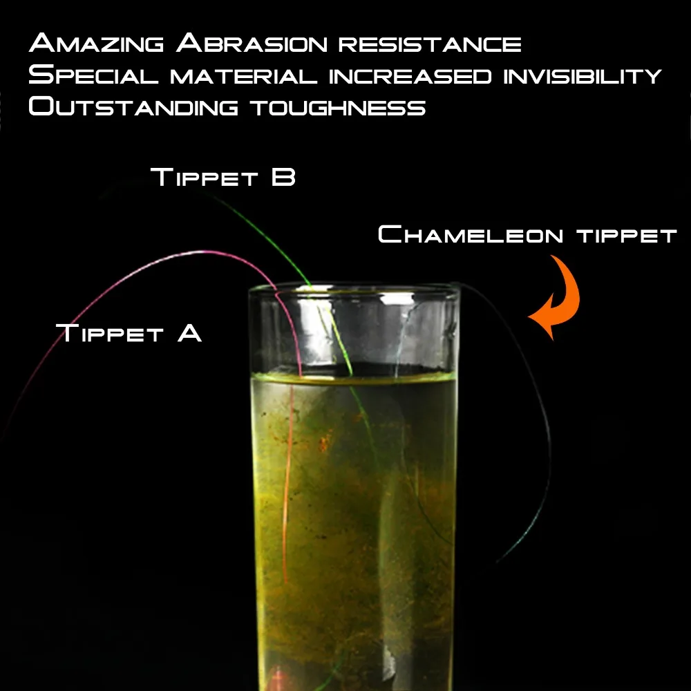 Maximumcatc Tippet Fly Fishing Line Chameleon Invisible 50M 2X/3X/4X/5X Fly Line pesca Maximumcatc Tippet Fly Fishing Line Chameleon Invisible 50M 2X/3X/4X/5X Fly Line pesca