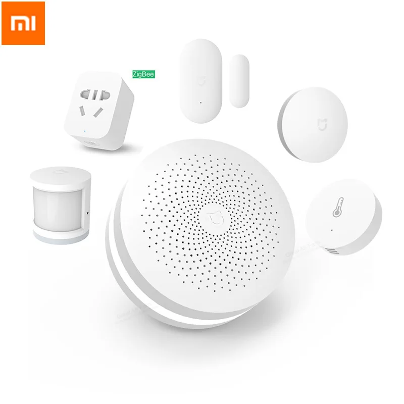 

Xiaomi Mijia Smart Home Kit Gateway Door Window Human Motion Sensor Temperature Humidity Sensor Wireless Switch Zigbee Socket