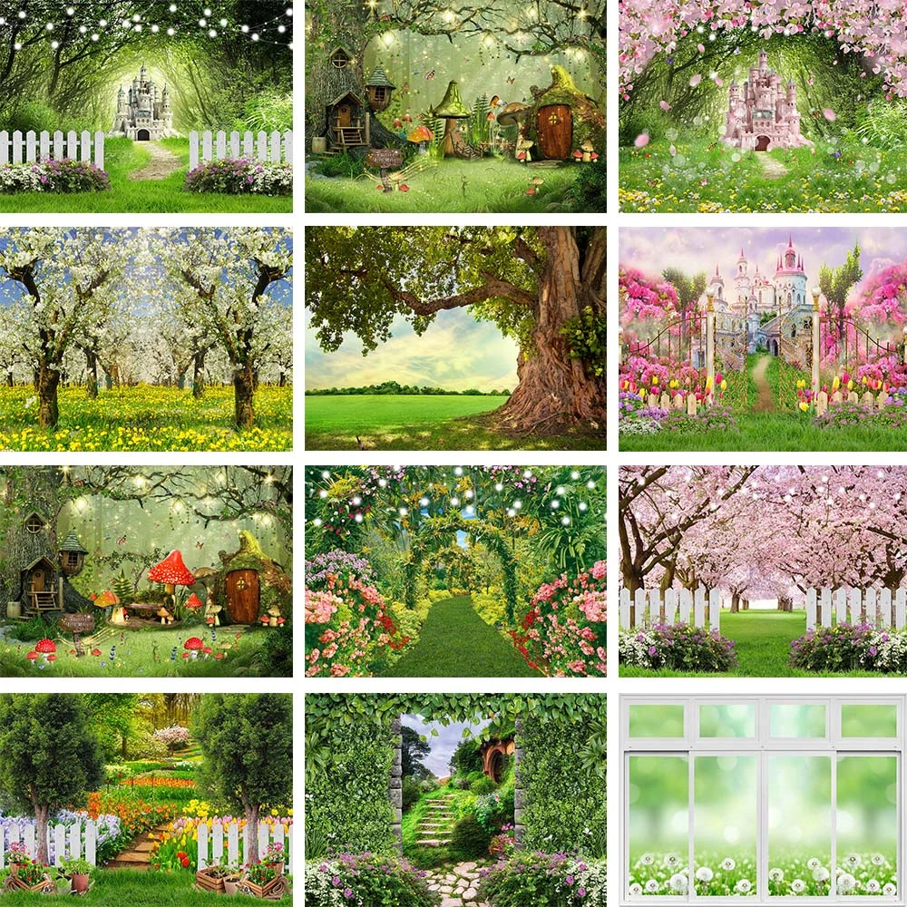 写真の背景 春の風景 写真の背景 森 緑 芝生 新生児の背景 写真のアクセサリー 背景 Aliexpress