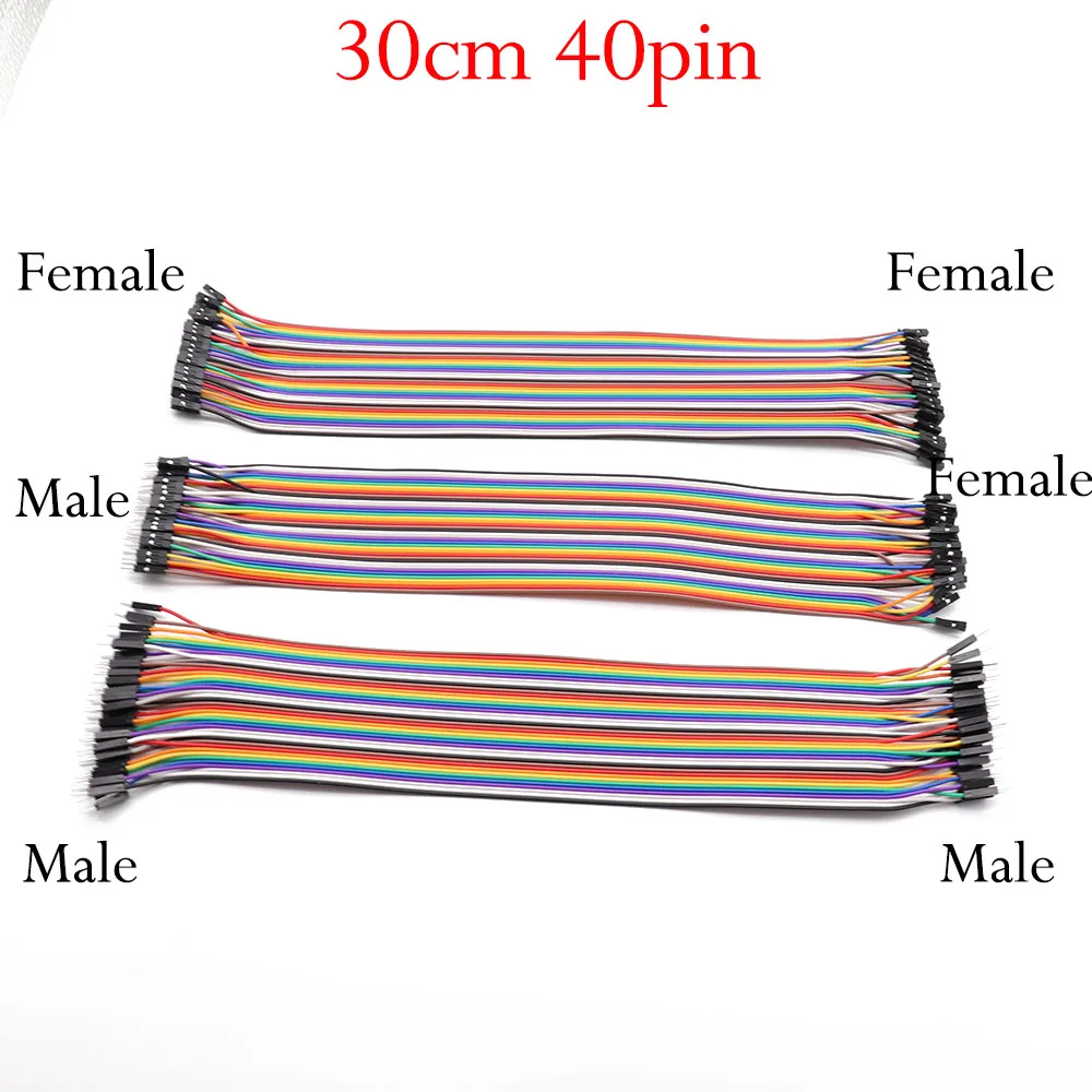 Dupont Line 30 см 40pin Male to Female Jumper Wire разъем кабель для макетной платы |