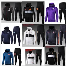 Real Madrides psg 19/20 куртка с капюшоном Bayernes ac Liverpooles Arsenal Juventuses marseille куртка для взрослых комплект Футбольная Футболка