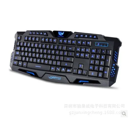 Dou shi fang yuan M200 Трехцветная клавиатура с подсветкой, игровая клавиатура AliExpress Wis