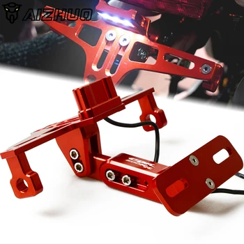 

Motorcycle Adjustable License Number Plate Frame Holder Bracket FOR HONDA CBR600RR CBR 600RR CBR600 RR CBR 600 RR 2007-2018