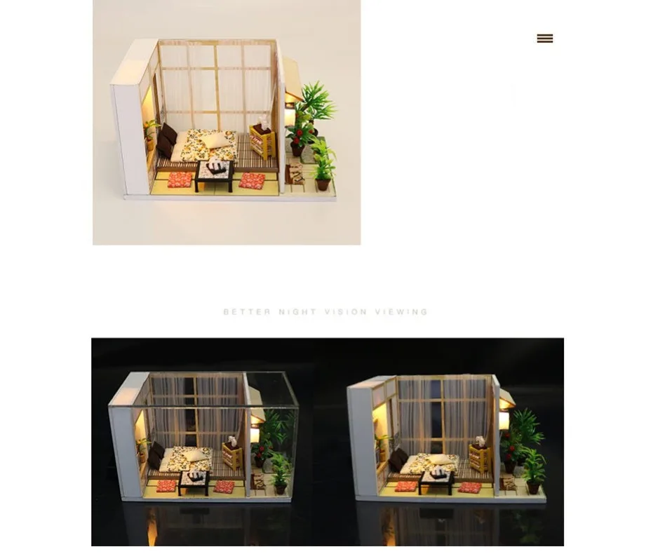 Quite Times DIY Miniature Room Kit 6 H160a435bb92b4c03883865aa4ff9c7b2l - Dollhouse Australia