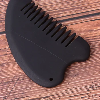 

Black Bian Stone Guasha Comb Energy Gua Sha Board Acupuncture Massage Relaxation No Static Health Care Hair Brushes Beauty Tools