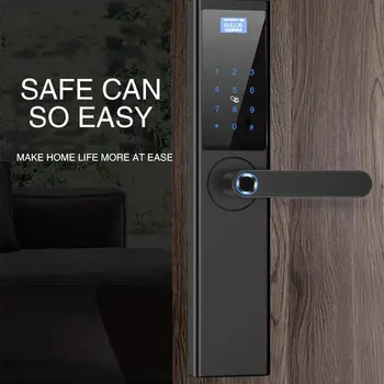 

SOLEDI Touch Screen Intelligent Electric Fingerprint Lock Biometric Locks Smart Opener Keyless Universal