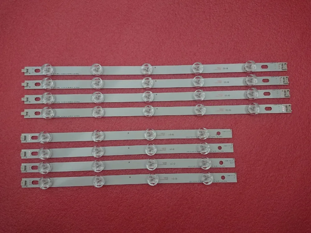 8 шт./компл. светодиодный подсветка полосы для LG 39LA6200 39LN549C 39LN5700 39LN5757 39LA616V 39LA621V 39LA620S