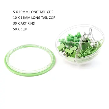 

TENWIN 1023 New Office Multifunctional School Home Push Pins Clip Set Combination Set Paper Binder Clips Office Supplies