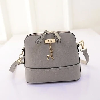 

Feminina bolsos mujer bags Women Vintage PU Leather Shoulder Bags Shell Model Handbag luxury handbags women bags designer YL-12