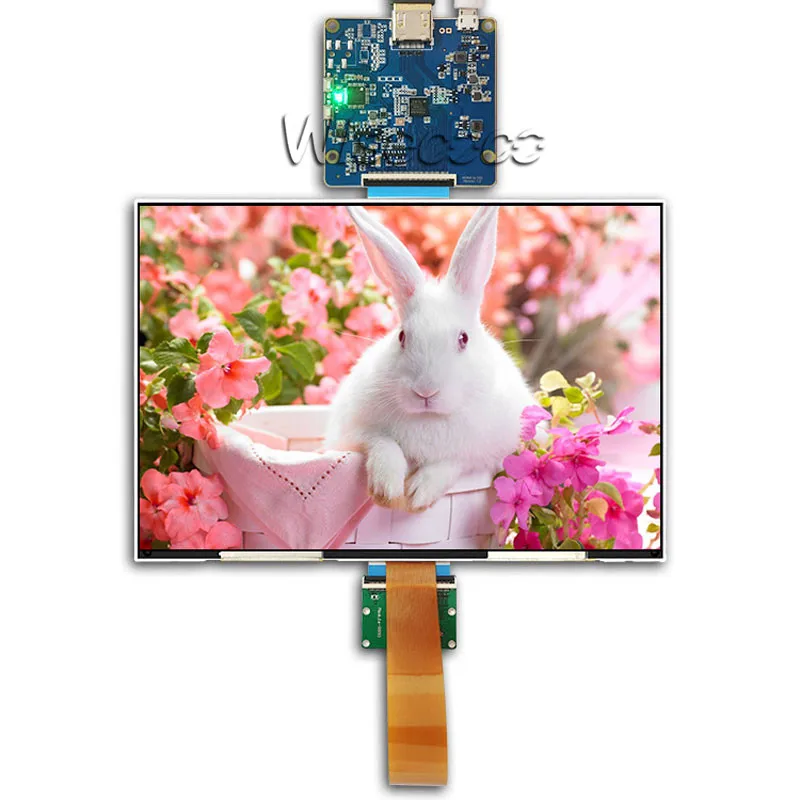 Wisecoco 8.9 inch 2560*1600 2K TFT LCD screen MIPI HDMI board for DIY Projector raspberry pi 3 3b+ panel 3D printer display