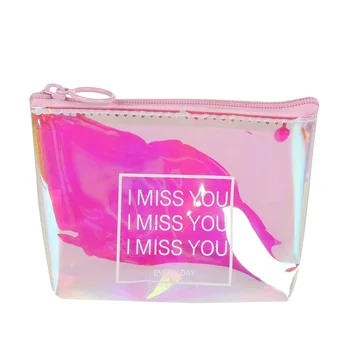 

Transparent Coin Purse Women Small Wallet Female Change Purses Mini Children's Pocket Wallets Key Card Holder PVC Hand Bags