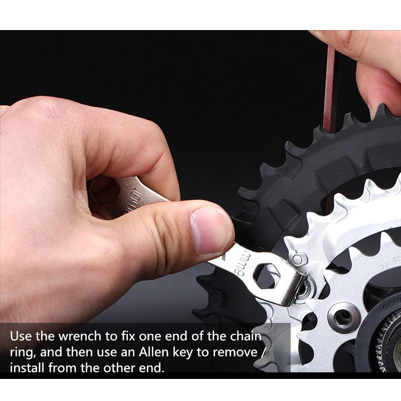 RISK KENWAY RL202 MTB дорожный велосипед 9 и 10 мм цепное кольцо цепное колесо колышек гаечный ключ для велосипеда цепное кольцо гайка болт гаечный ключ инструмент для удаления