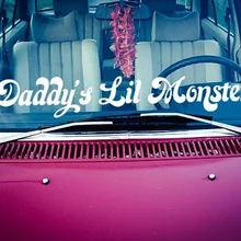 Для оконных баннеров для тела Daddy's Lil Monster Harley Квинн, джокер девушка женщина виниловая наклейка