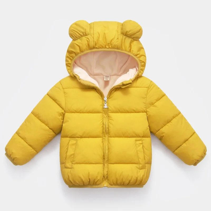 COOTELILI Velvet Winter Children's Parkas Kids Jackets For Girls Boys Coat Warm Thick Fleece Baby Outerwear Infant Overcoat (11)
