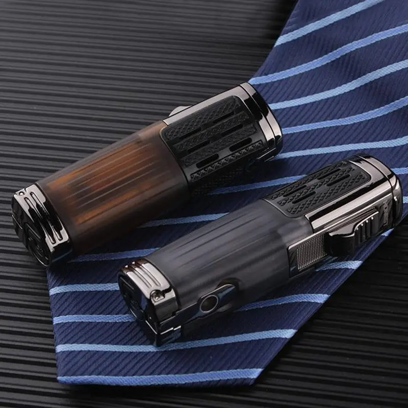 Металлические зажигалки ветрозащитная газовая зажигалка для сигарет факел 1300 C