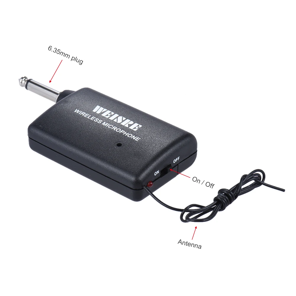Handheld Wireless Unidirectional Dynamic Microphone Voice Amplifier for Karaoke Meeting Ceremony Promotion