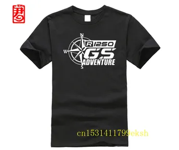 

T-Shirt R 1250 GS Adventure uomo Maglia moto nera cotone 100% magliettaMercede